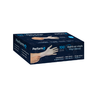 Image sur Gants de vinyle jetables transparent - Petit